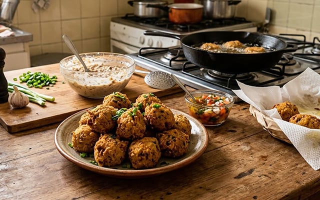 Misturei arroz com feijão, fritei e fiz o melhor petisco que já provei: receita perfeita para evitar o desperdício!