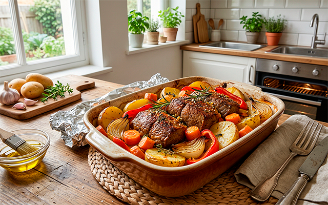 Receita de travessa que salva qualquer almoço corrido: fica suculenta, bem temperada e quase não dá trabalho