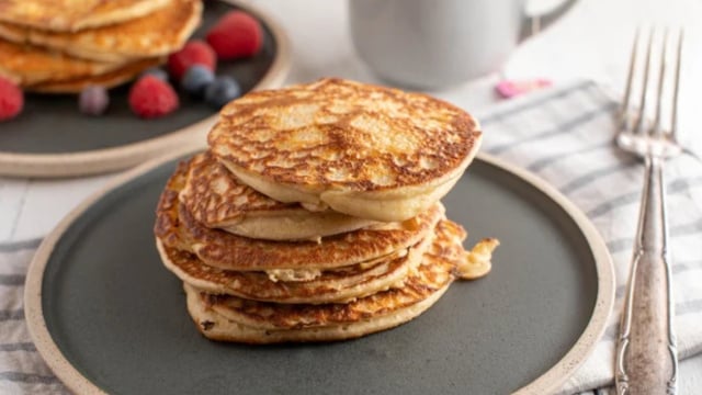 Você pode servir essa panqueca com os acompanhamentos que quiser (Créditos: Shutterstock)