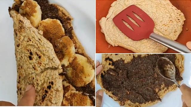 Panqueca de aveia para um café da manhã saudável: aprendi essa receita fácil de 2 ingredientes com uma chef vegana