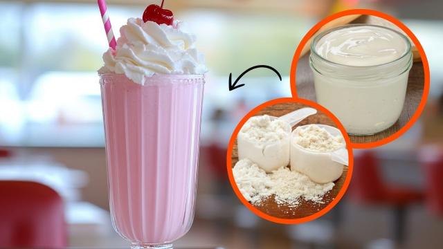 Milk-shake proteico para aguentar o calorzão sem sair da dieta é a melhor receita saudável que você vai aprender hoje!