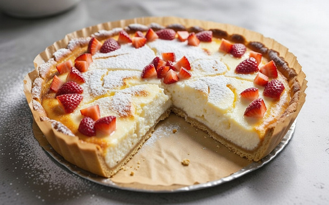 Esqueça a cheesecake: essa torta de ricota com 4 ingredientes é mais fácil e vai virar sua sobremesa favorita