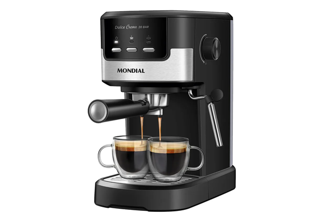 Prepare cappuccinos cremosos e espressos encorpados com a cafeteira Dolce Crema (Divulgação: Mercado Livre).