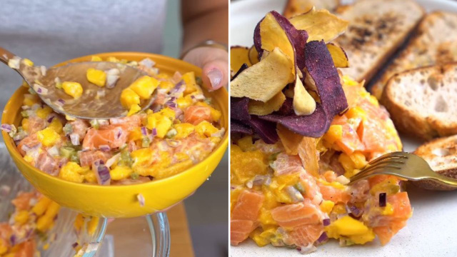 Tartare de salmão é o meu prato de verão com gosto de férias: sem forno e perfeito para petiscar nesse calor