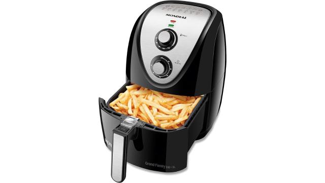 A Air Fryer 5 litros Mondial é uma das mais buscadas pelos consumidores online (Créditos: Mondial/Mercado Livre)
 