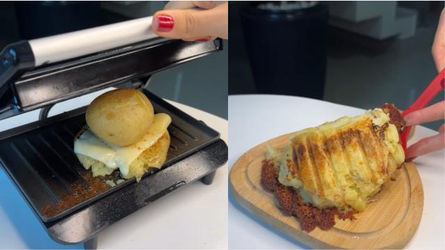 Misto saudável só com 2 ingredientes e feito na sanduicheira vai dar um fim na sua fome