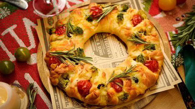 Coroa de massa folhada para o Natal: faço essa receita todos os anos e sempre é a primeira a acabar na mesa