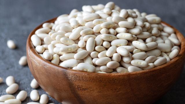 Versátil, o feijão branco pode ser utilizado para o preparo de ensopados, saladas e pastas (Créditos: Shutterstock)