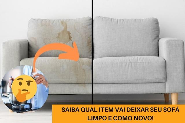 Limpe o seu sofá com esse utensílio que você COM CERTEZA tem na sua cozinha!