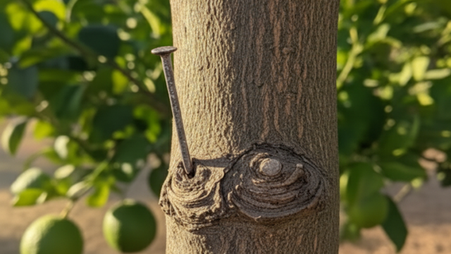 O truque do prego no limoeiro: descubra para que serve e como afeta a árvore