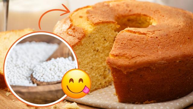Nada de farinha de trigo: bolo de tapioca e maisena só leva 2 ovos e agrada todos os paladares