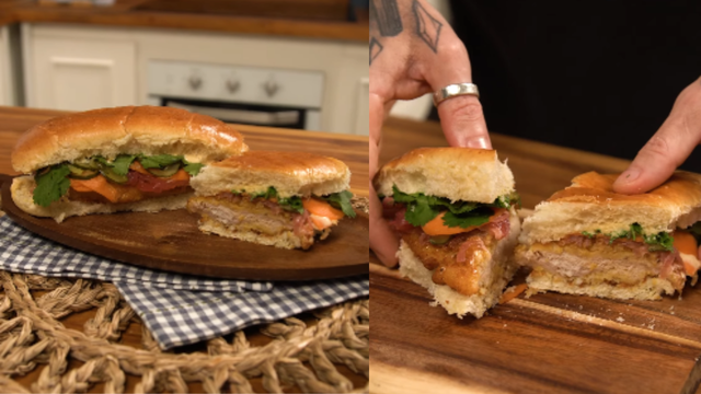 Com direito a dica de chef para o frango ficar muito macio: receita de sanduíche digno de restaurante