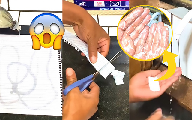 Não acreditei quando vi: sabonete de papel caseiro para lavar as mãos onde estiver