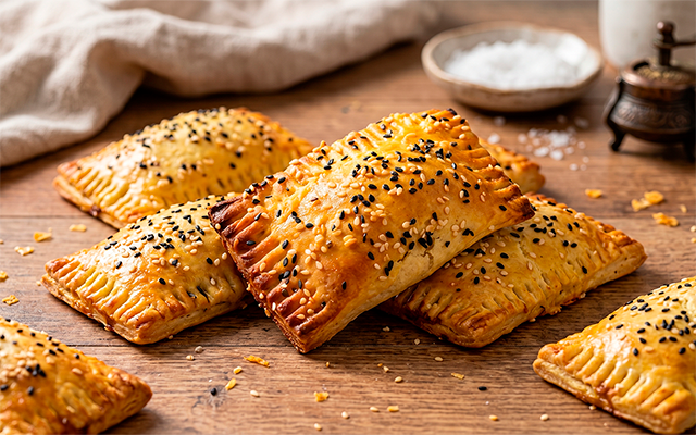 Pastelzinho caseiro sem glúten e com batata-doce você aprende no TudoGostoso: perfeito para congelar