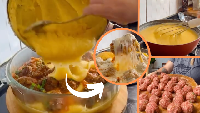 Polenta recheada com almôndegas e queijo: essa receita simples e espetacular vai mexer com a memória afetiva de muita gente!