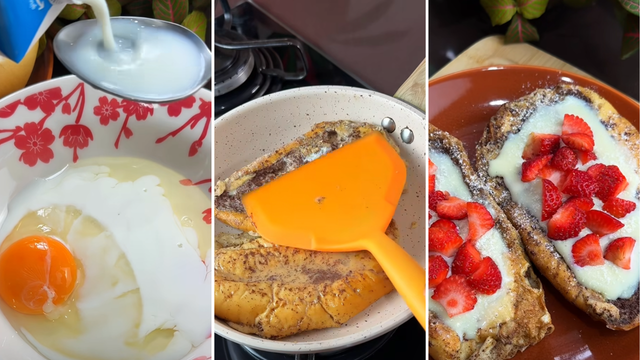 Pão com ovo DOCE para o café da manhã parece inusitado mas é muuuuito gostoso e perfeito para variar o cardápio