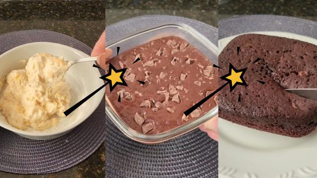 Misture banana com fermento em pó e veja a mágica do bolo acontecer