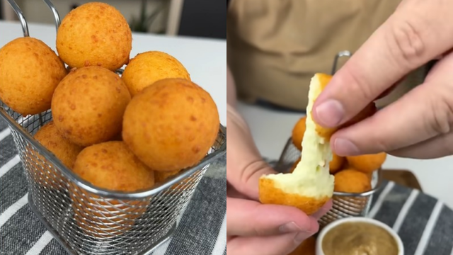 Bolinha de queijo com 3 ingredientes: receita fácil com massa leve que não estoura na panela