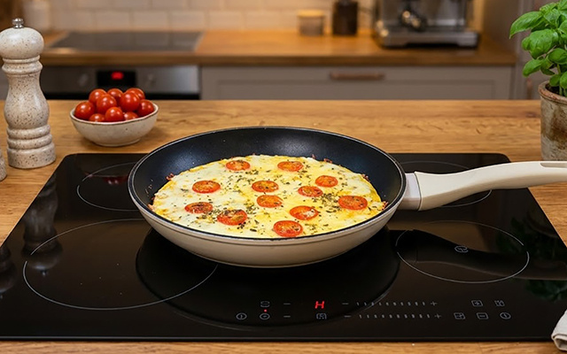 Misturei 1 ovo com milho e levei para a frigideira: em 10 minutos fiz um almoço saudável e delicioso