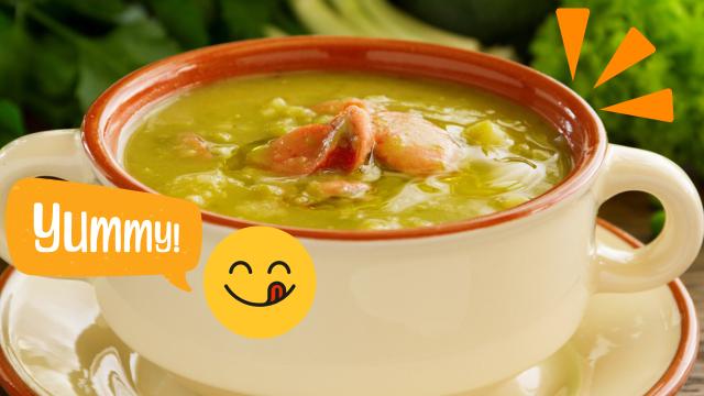 Não tem coisa melhor do que sopa nesse friozinho e hoje vou fazer essa de ervilha com bacon e linguiça de comer rezando