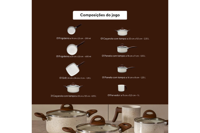 Oportunidade para renovar a cozinha com peças de qualidade (Divulgação: Mercado Livre)