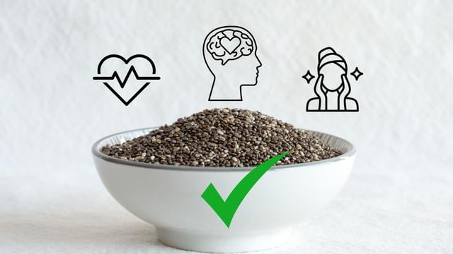 Semente de chia é um tesouro para o corpo todo: 6 benefícios para o cérebro, o coração, a pele e muito mais