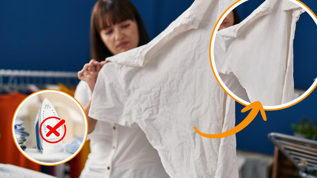 É com esse produto que minha avó sempre desamassa as roupas sem precisar de ferro de passar