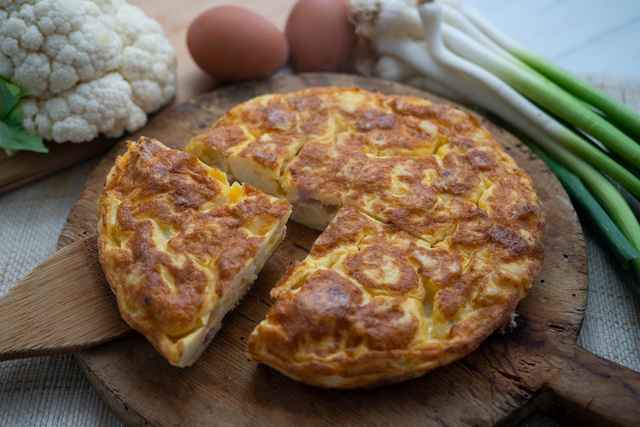 Omelete de couve-flor, uma receita fácil e com baixo teor de carboidratos para você se manter saudável
