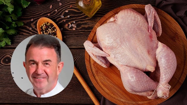 Chef Martín Berasategui: “O frango mais suculento não é assado e leva 1 colher de sopa de vinagre e 100g de queijo parmesão.”