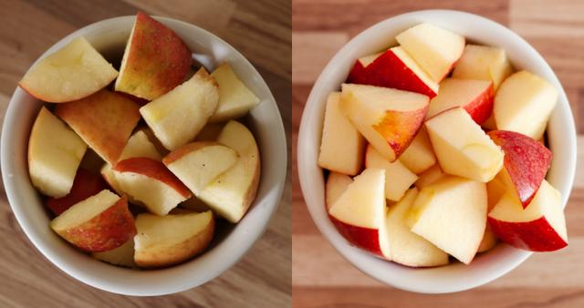 Nada de maçã escura no lanche: truque simples é a solução para picar a fruta de manhã e só comer à tarde