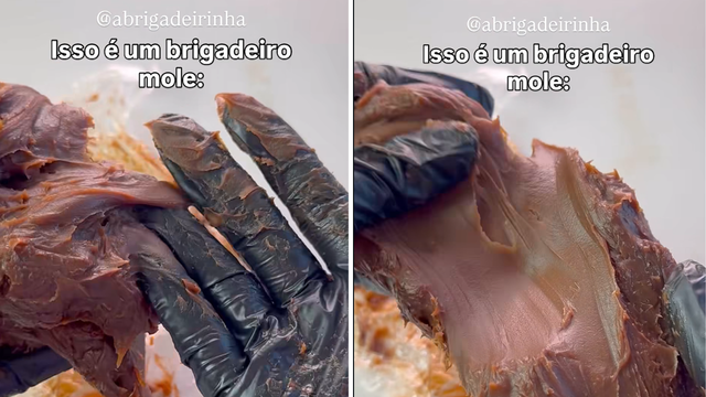 Brigadeiro mole. (Foto: reprodução @abrigadeirinha no Instagram)