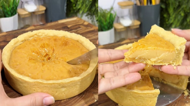 Nem torta, nem pavê: esse empadão doce com 3 ingredientes e muito fácil de fazer vai tomar o posto de sobremesa favorita