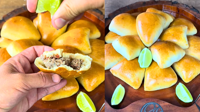 Essa é a esfiha fechada mais fácil do mundo: massa simples e recheio suculento de carne moída com muito tempero