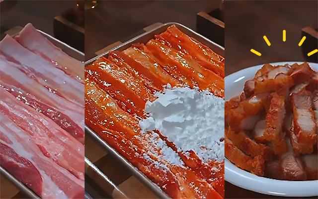 O melhor torresmo que eu já comi na vida é feito de um jeito completamente inusitado, mas muito fácil