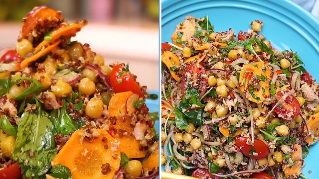 Essa vai ser a minha salada da semana: nutritiva, tropical e muito colorida