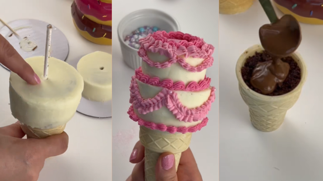 Mini bolo na casquinha: docinho criativo que encanta crianças e vira lembrancinha perfeita!