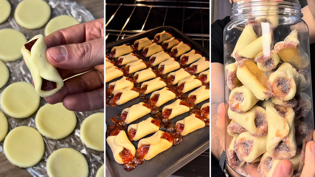 Parece de padaria, mas é caseiro: biscoitinho com goiabada que derrete na boca e leva só 4 ingredientes