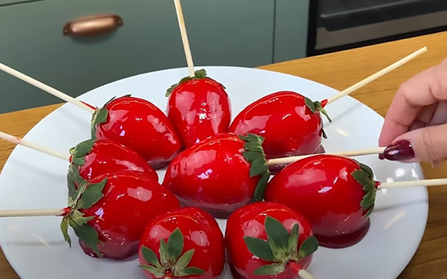 Com morango, mexerica, abacaxi ou uva: doce do amor é a receita viral que todo mundo quer aprender e eu te ensino agora!