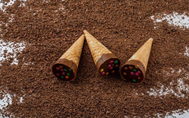 O pão de mel no cone é uma ideia diferente e deliciosa (Créditos: TudoGostoso)