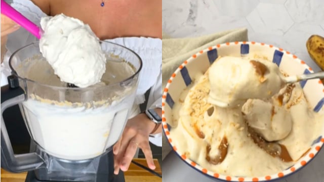 Sorvete saudável de banoffee: proteico e fácil de fazer, essa receita é a minha favorita durante o verão