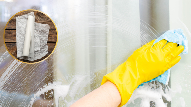 Nem esponja, nem pano úmido: como usar o papel-manteiga para limpar o box do banheiro