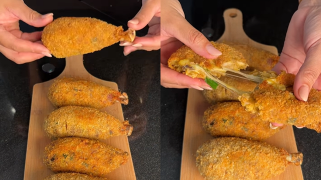 Coxa creme com casquinha crocante e interior suculento: depois que aprendi essa receita, só quero comer frango assim!