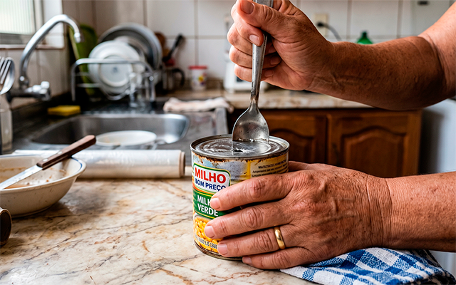 Testei vários truques e finalmente descobri como abrir uma lata sem abridor, você só precisa de uma colher