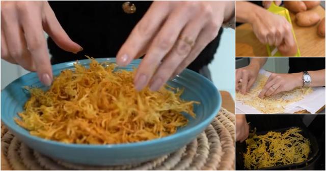 Batata-palha megacrocante e sem fritura é perfeita para substituir o crouton na salada ou no prato das crianças
