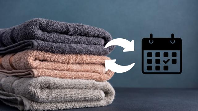 Com quantos anos você descobriu o tempo certo para trocar as toalhas de casa?