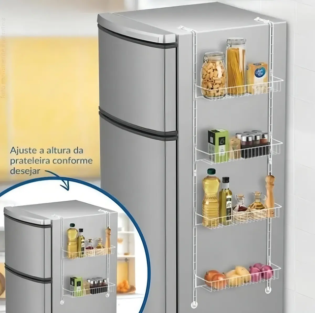 Prateleira para geladeira (Divulgação/Mercado Livro)