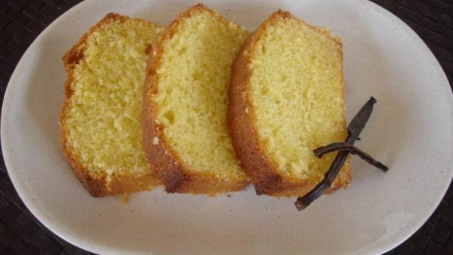 Bolo de baunilha. (créditos: TudoGostoso)