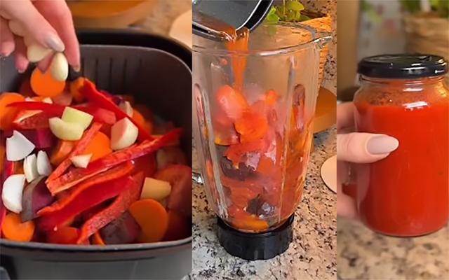 Esse é o jeito mais fácil de fazer molho de tomate, fica melhor que de restaurante e não gasta gás de cozinha!