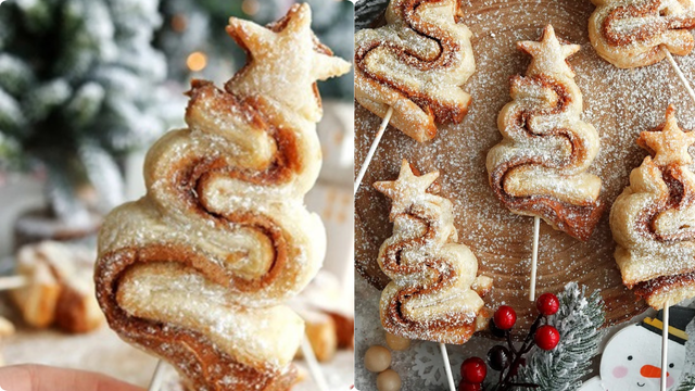 Árvores de Natal de massa folhada: receita fácil de fazer fica macia e crocante
