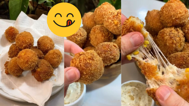 Salgadinho de festa em casa: bolinha de pizza na farinha panko é um sucesso crocante a qualquer hora!